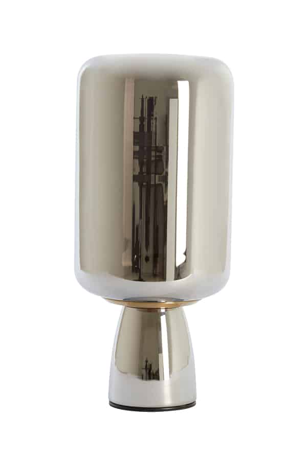 Tischlampe Lotta 8211 21 215 45 Cm 8211 Rauchglas Gold 8211 Rhb Home Amp Living