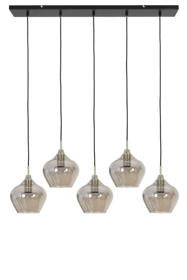 Pendelleuchte Rakel 8211 104x20x120 Cm 8211 Antike Bronze geräuchert 8211 Rhb Home Amp Living