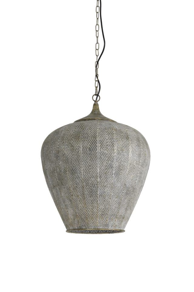 Hängeleuchte Lavello 8211 45 215 58 Cm 8211 Antik Gold Weiß 8211 Rhb Home Amp Living