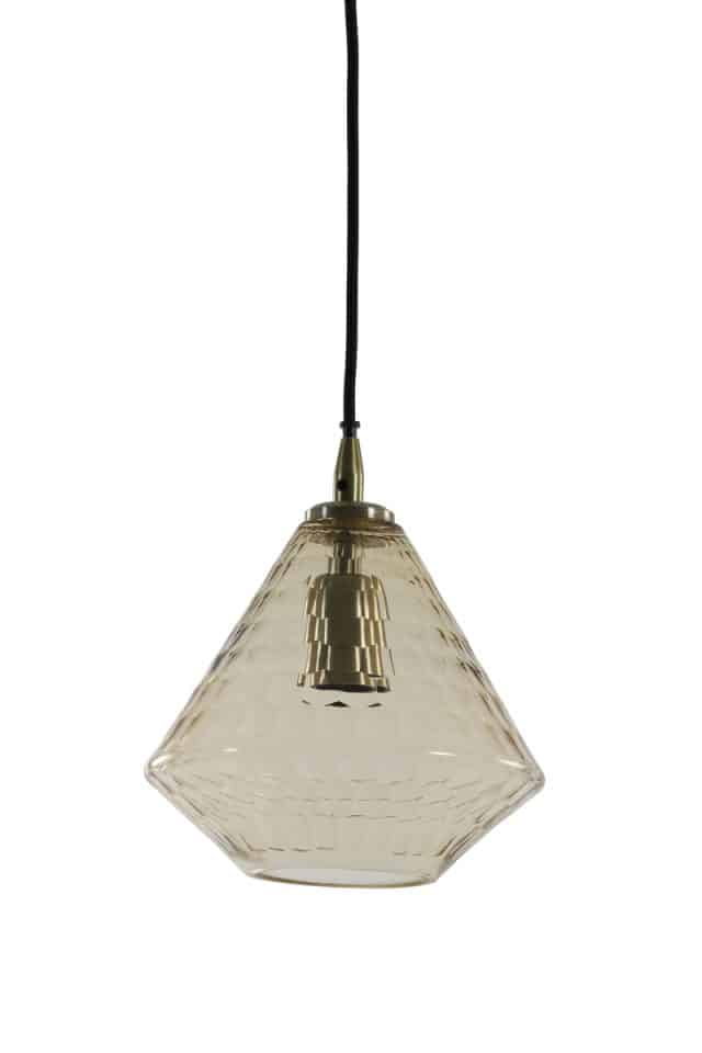Hängelampe Delilu 8211 20 215 23 Cm 8211 Glas Bernstein Antique Bronze 8211 Rhb Home Amp Living