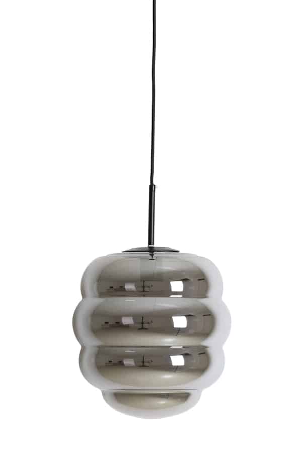 Hängeleuchte Misty 8211 30 215 37 Cm 8211 Rauchglas Matt Schwarz 8211 Rhb Home Amp Living