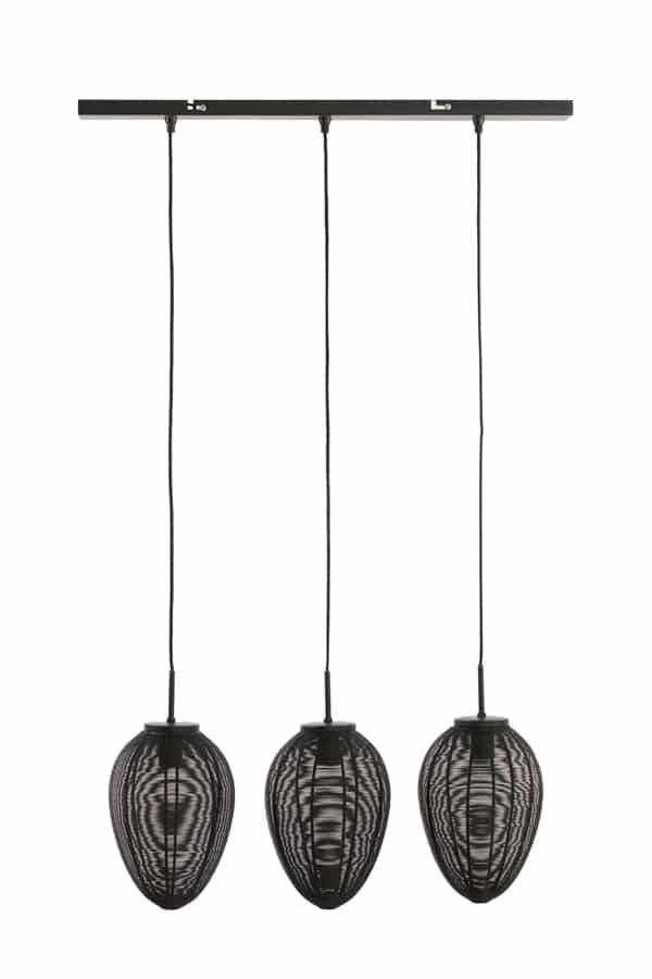 Hängeleuchte Yaelle 8211 80x20x33 Cm 8211 Matt Schwarz 8211 Rhb Home Amp Living