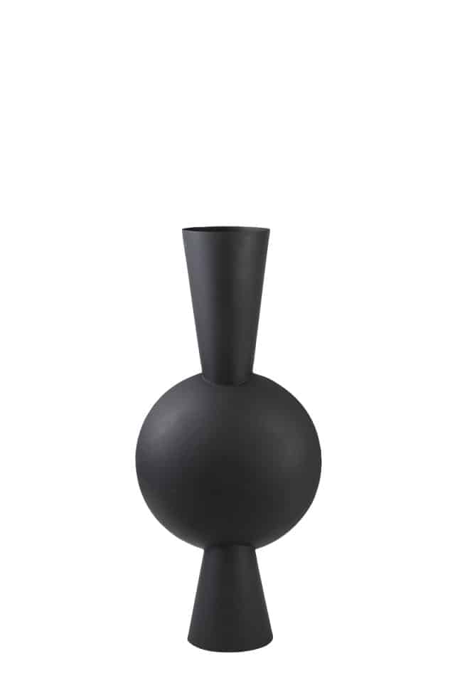 Vase Deco Kavandu 8211 37 5x22x81 Cm 8211 Matt Schwarz 8211 Rhb Home Amp Living