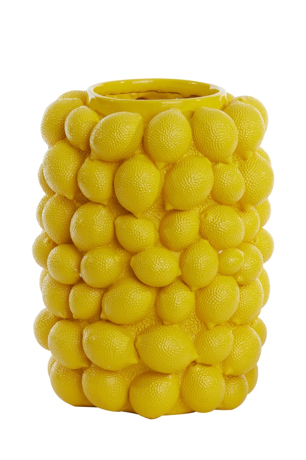 Vase Deco Lemon 8211 31 215 41 Cm 8211 Gelb 8211 Rhb Home Amp Living