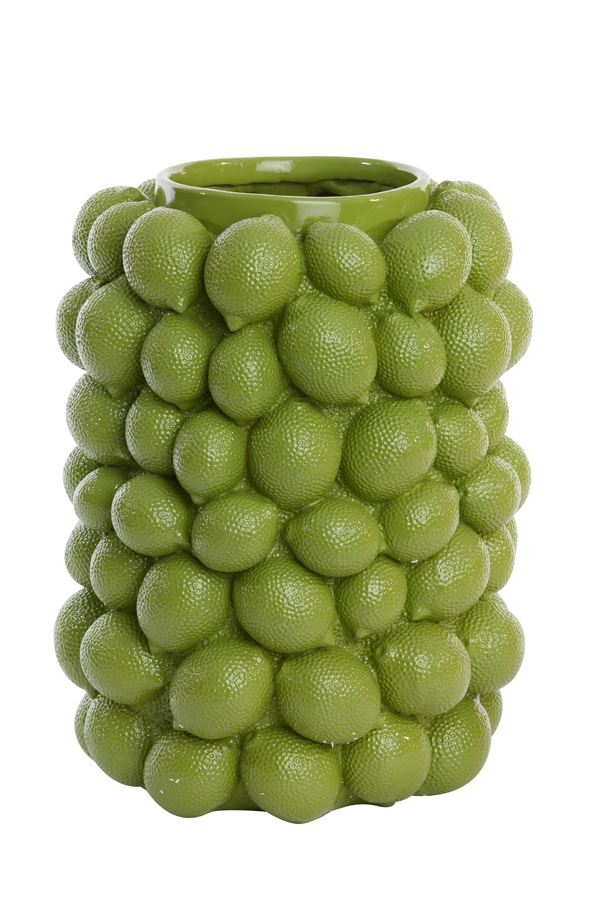 Vase Deco Lemon 8211 31 215 41 Cm 8211 Grün 8211 Rhb Home Amp Living
