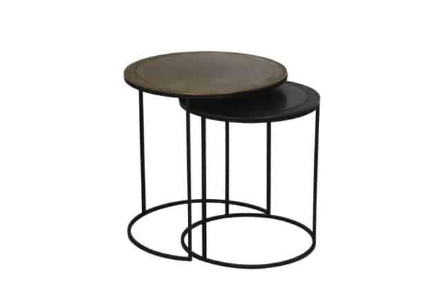 Beistelltisch Talca S 2 8211 41 215 46 49 215 52 Cm 8211 Kupfer Bronze 8211 Rhb Home Amp Living