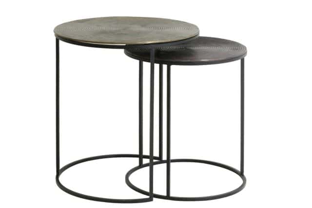 Beistelltisch Talca S 2 8211 41 215 46 49 215 52 Cm 8211 Antique Copper Bronze 8211 Rhb Home Amp Living