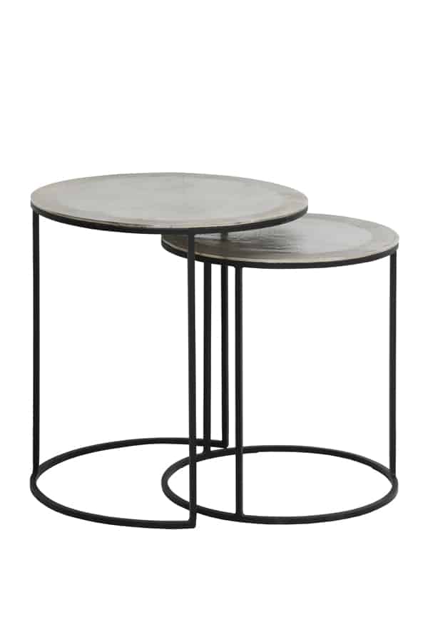 Beistelltisch Talca 8211 S 2 41 215 46 49 215 52 Cm 8211 Raw Nickel 8211 Rhb Home Amp Living