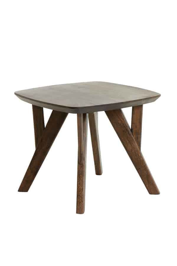 Beistelltisch 44x44x36 Cm Quenza Akazienholz