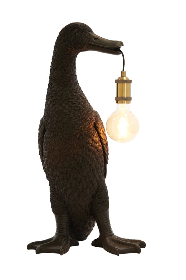 Tischlampe Duck 8211 32x31x65 Cm 8211 Schwarz 8211 Rhb Home Amp Living