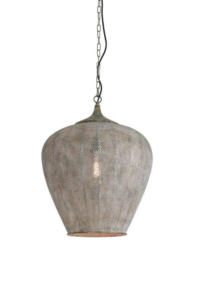 Hängeleuchte Lavello 8211 45 215 58 Cm 8211 Antik Gold Weiß 8211 Rhb Home Amp Living