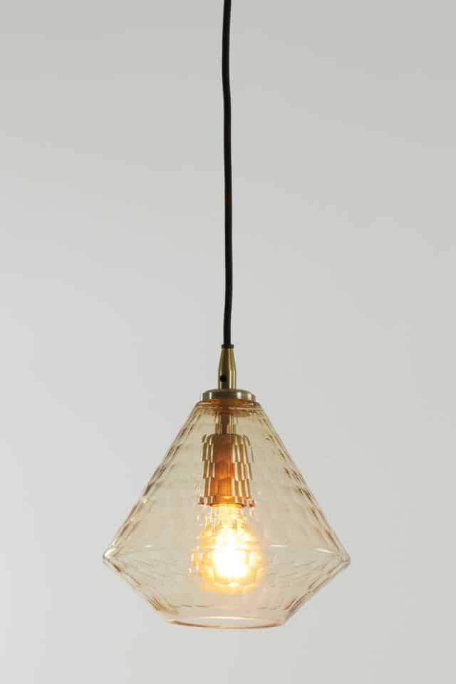 Hängelampe Delilu 8211 20 215 23 Cm 8211 Glas Bernstein Antique Bronze 8211 Rhb Home Amp Living