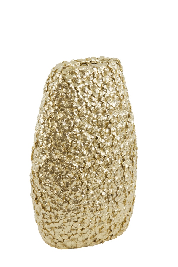Vase Deco Aloha 8211 38x23x50 Cm 8211 Gold 8211 Rhb Home Amp Living