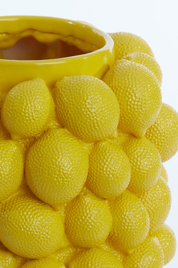 Vase Deco Lemon 8211 31 215 41 Cm 8211 Gelb 8211 Rhb Home Amp Living