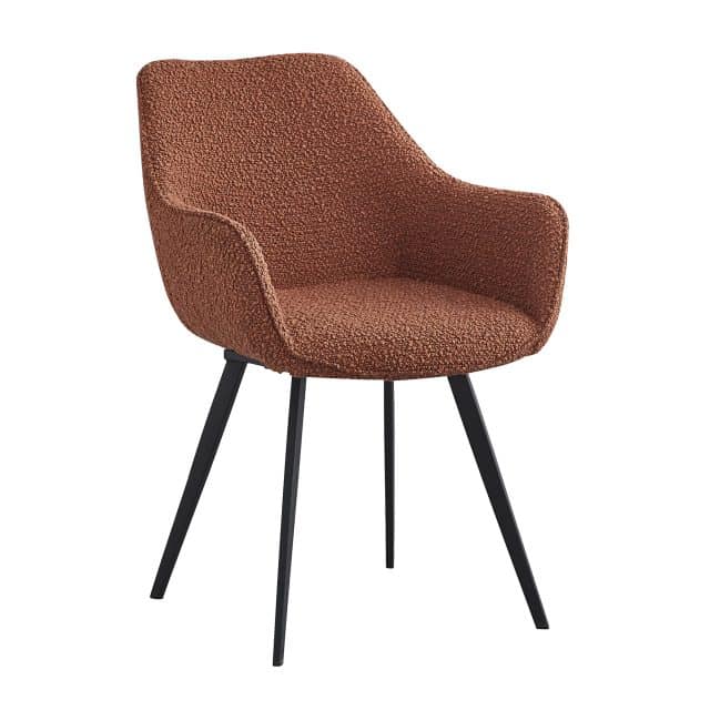 Esszimmerstuhl Luca Boucle 8211 Braun 8211 Rhb Home Amp Living
