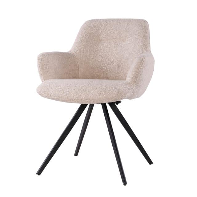 Esszimmerstuhl Doreen 8211 Boucle Beige 8211 Rhb Home Amp Living
