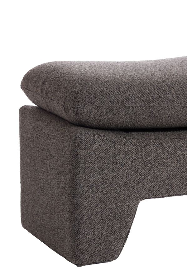 Fußhocker Dasha 8211 80x40x48 5 Cm 8211 Dunkelbraun 8211 Rhb Home Amp Living