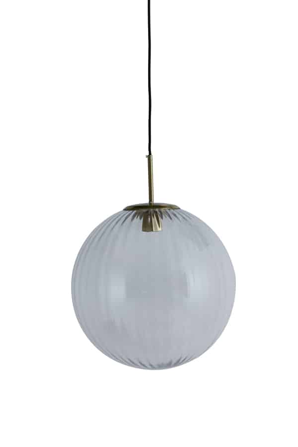 Hängeleuchte Magdala 8211 40 Cm 8211 Glas Licht Grau Gold 8211 Rhb Home Amp Living
