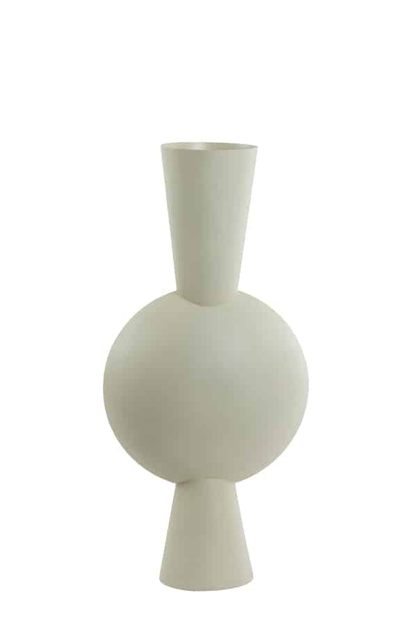 Vase Deco Kavandu 8211 37 5x22x81 Cm 8211 Hellgrau 8211 Rhb Home Amp Living