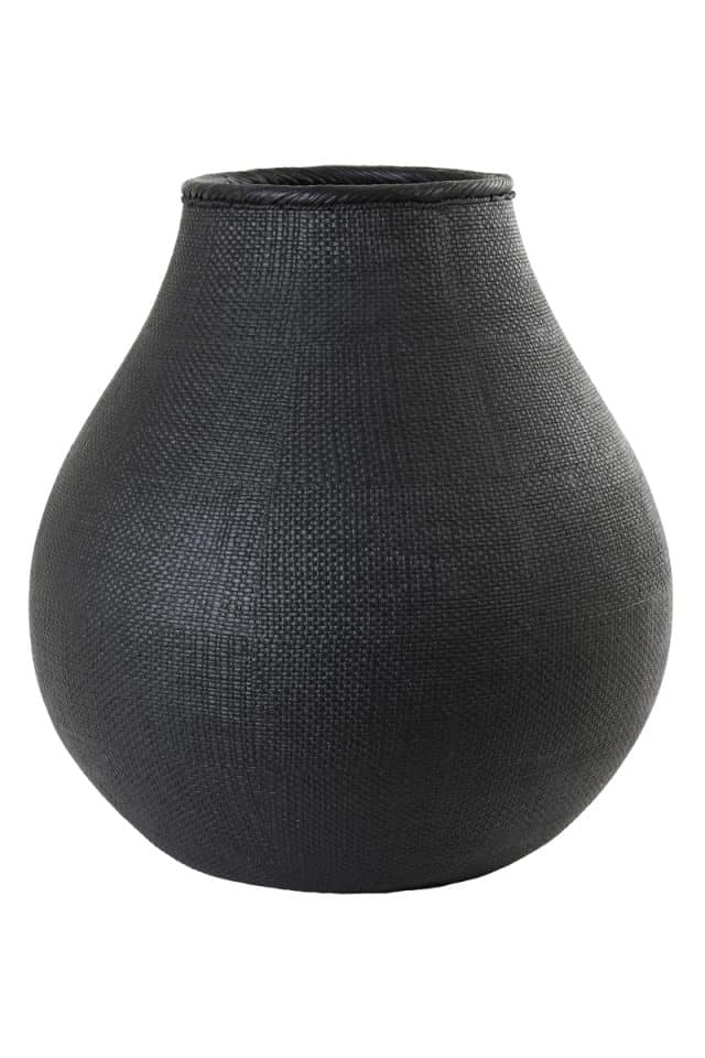 Vase Deco 8211 50x55cm 8211 Musina 8211 Schwarz 8211 Rhb Home Amp Living