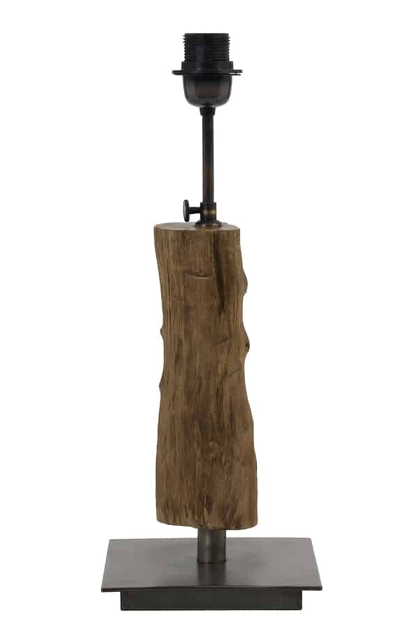 Lampenfuß 8211 18x18x30 40 Cm 8211 Stil 8211 Naturbraun 8211 Rhb Home Amp Living