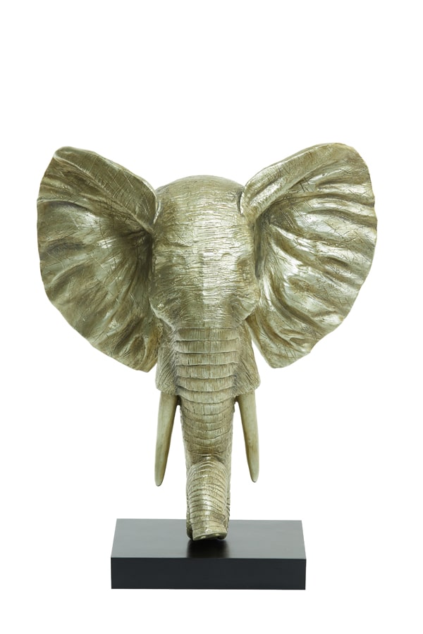 Ornament Elefant 8211 38 5 215 19 5 215 49 Cm 8211 Hellgold 8211 Rhb Home Amp Living