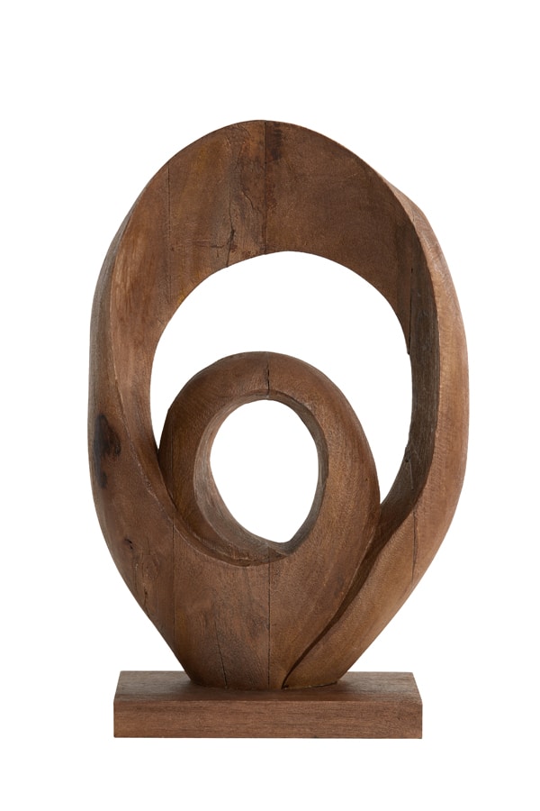 Ornament 8211 40x14x60cm 8211 Randa Holz Matt Braun 8211 Rhb Home Amp Living