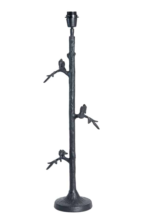 Lampenfuß 8211 14x66cm 8211 Zweig 8211 Matt Schwarz 8211 Rhb Home Amp Living