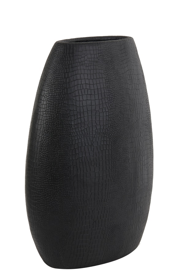 Vase Deco Mambas 8211 35 215 20 5 215 49 5 Cm 8211 Schwarz 8211 Rhb Home Amp Living