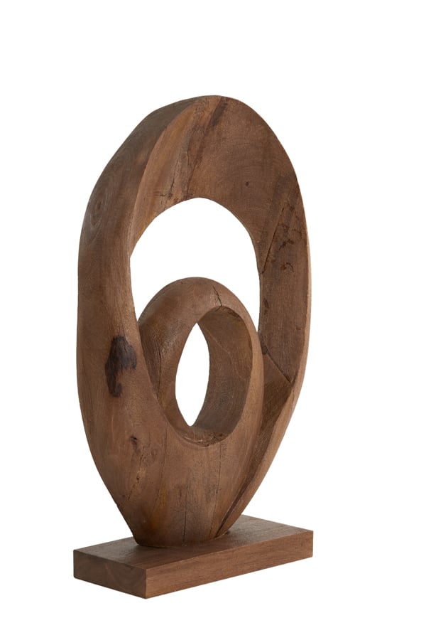 Ornament 8211 40x14x60cm 8211 Randa Holz Matt Braun 8211 Rhb Home Amp Living