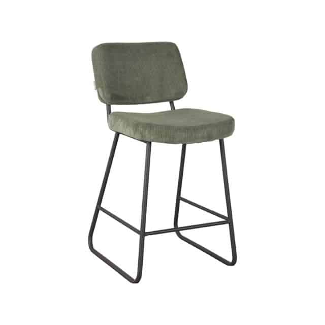 Barhocker Noah 8211 Grün 8211 Ribcord 8211 Sitzhöhe 65 8211 Rhb Home Amp Living