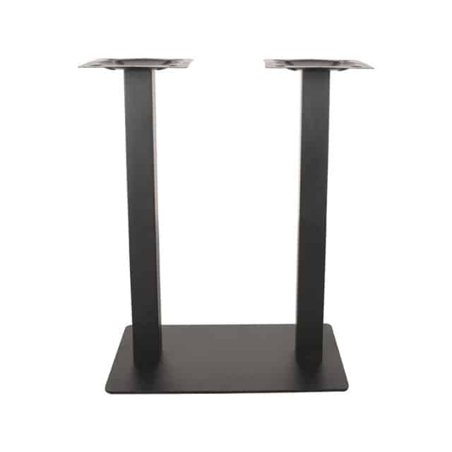 Bartischbein doppelt 8211 Schwarz 8211 Metall 8211 Doppelt 8211 92 Cm 8211 Rhb Home Amp Living