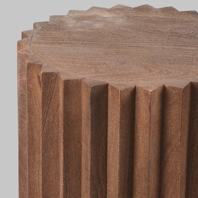 Label51 Beistelltisch Novan 8211 Espresso 8211 Mangoholz