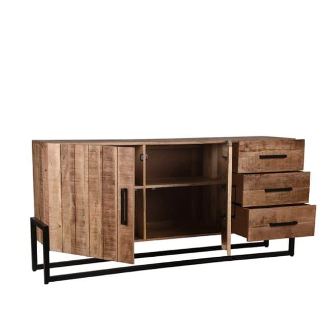 Sideboard Bolivien 8211 Rauh 8211 Mangoholz 8211 Label51 8211 Rhb Home Amp Living