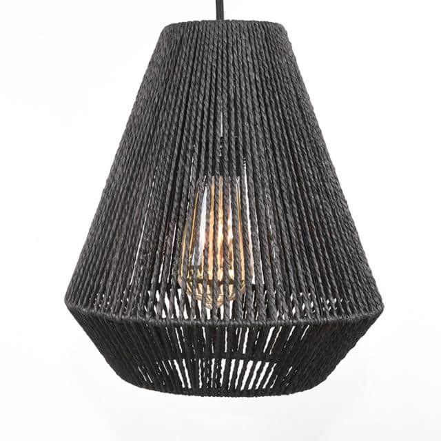 Hängeleuchte Ibiza 8211 Schwarz 8211 Burlap 8211 2 Leuchten 8211 Rhb Home Amp Living