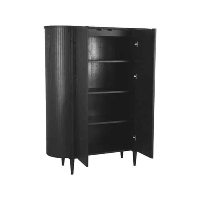 Aufbewahrungsschrank Oliva 8211 Schwarz 8211 Eiche 8211 Label51 8211 Rhb Home Amp Living