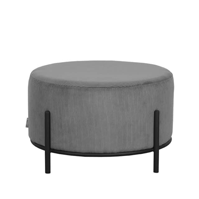 Fußhocker Troy Xl 8211 Grau 8211 Ribcord 8211 Rhb Home Amp Living