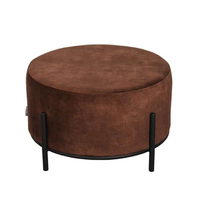 Fußhocker Troy Xl Rust 8211 Velours 8211 Rhb Home Amp Living