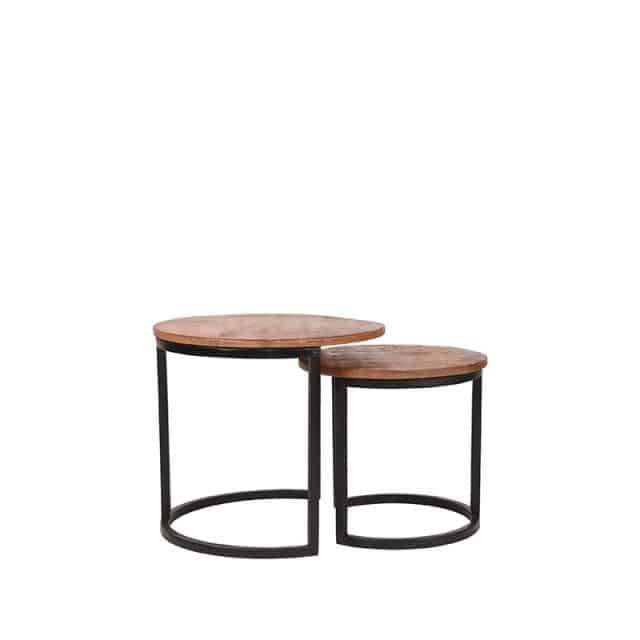 Couchtisch-Set Duo 8211 Rough 8211 Mango-Holz 8211 Rhb Home Amp Living