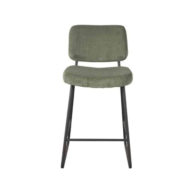 Barhocker Noah 8211 Grün 8211 Ribcord 8211 Sitzhöhe 65 8211 Rhb Home Amp Living