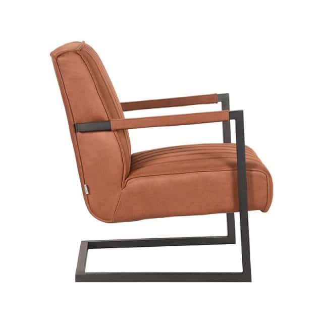 Sessel Milo 8211 Cognac 8211 Mikrofaser 8211 Rhb Home Amp Living