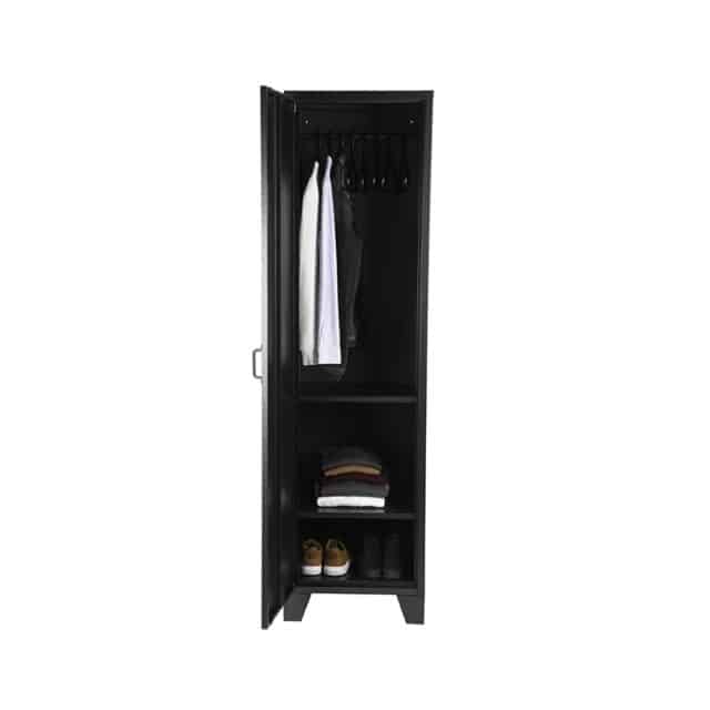 Lagerschrank Fence 8211 Schwarz 8211 Metall 8211 1 Tür 8211 Label51 8211 Rhb Home Amp Living