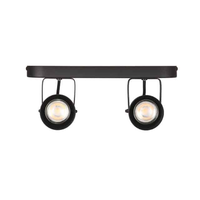 Spot Max Led 8211 Schwarz 8211 Metall 8211 2 Licht 8211 Rhb Home Amp Living