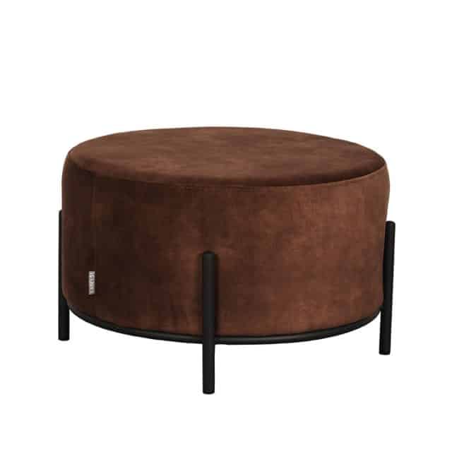 Fußhocker Troy Xl Rust 8211 Velours 8211 Rhb Home Amp Living