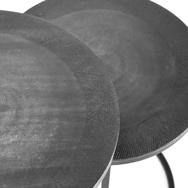 Couchtisch Set Paar 8211 Antike Esche 8211 Metall 8211 40 Cm 8211 Rhb Home Amp Living