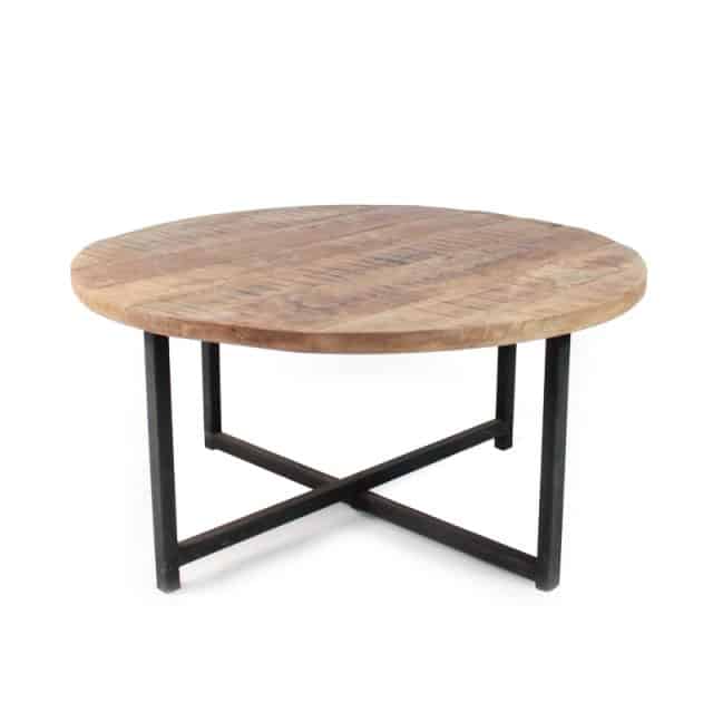 Dex Couchtisch 8211 Roh 8211 Mangoholz 8211 Rund 8211 80 Cm 8211 Label51 8211 Rhb Home Amp Living