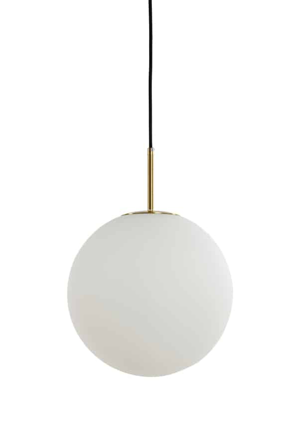 Hängeleuchte Medina 8211 30 Cm 8211 Antike Bronze Glas Matt Weiß 8211 Rhb Home Amp Living