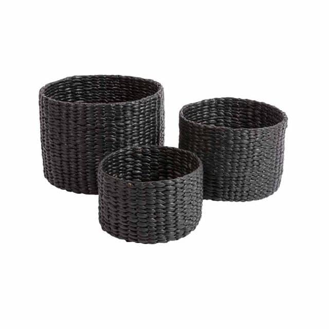 Körbe Schwarz 8211 3er-Set 8211 Rhb Home Amp Living