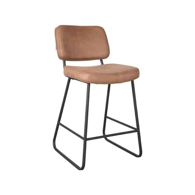 Barhocker Noah 8211 Cognac 8211 Mikrofaser 8211 Sitzhöhe 65 8211 Rhb Home Amp Living