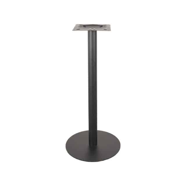 Esstischbein Einzel 8211 Schwarz 8211 Metall 8211 Rund 8211 108 Cm 8211 Label51 8211 Rhb Home Amp Living